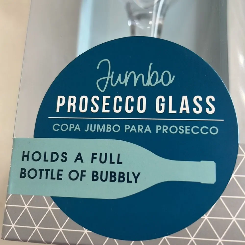 Prosecco Glass Sparkle Like Prosecco Jumbo Holds A Full Bottle Of Bubbly New